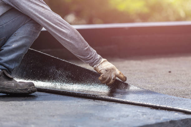 Professional Exterior Waterproofing technician working in Thurston, OH